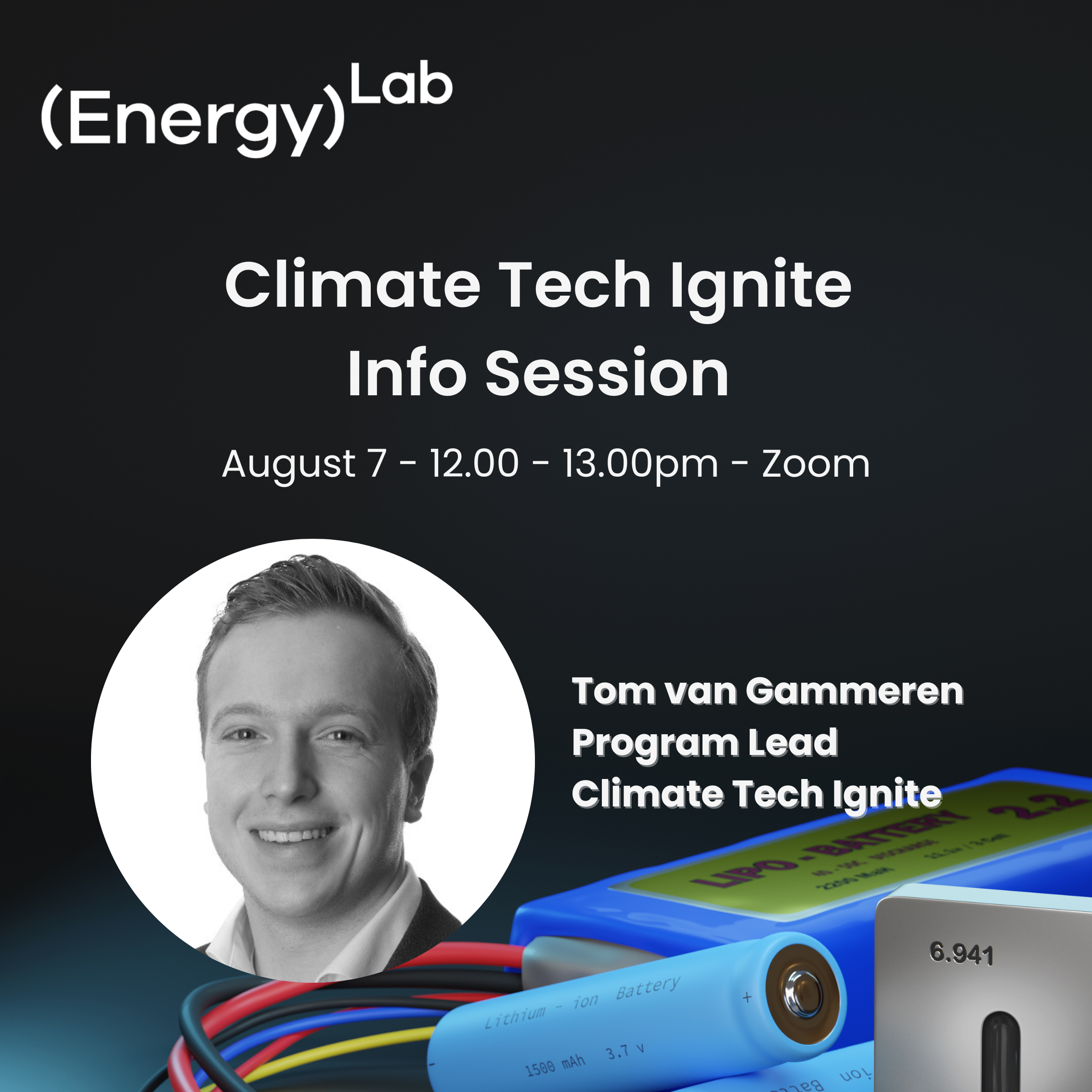 Climate Tech Ignite Info Session - August 2024 | EnergyLab