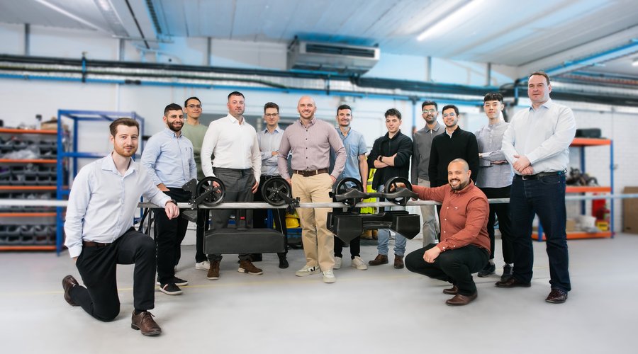 AssetCool team with their photonic coatings robots