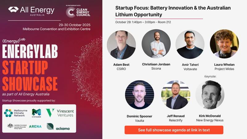 Startup Focus - Battery Innovation Panel